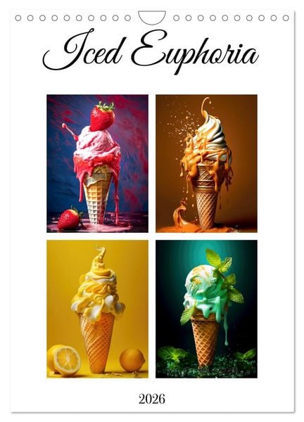 Produktbild: Iced Euphoria (Wall Calendar 2026 DIN A4 portrait), CALVENDO 12 Month Wall Calendar