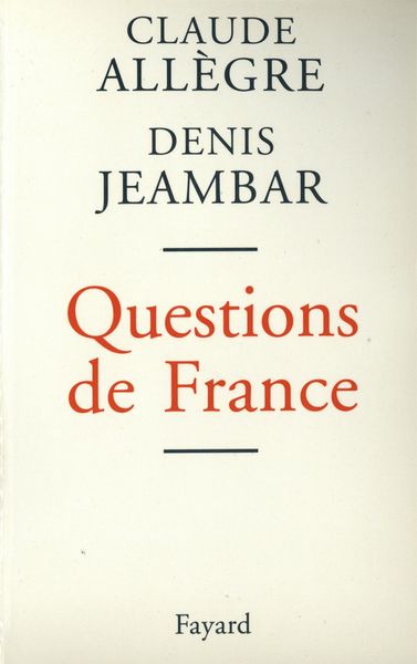 Produktbild: Questions de France