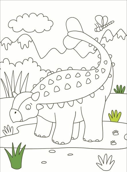 Produktbild: Meine Dino-Welt - Malblock