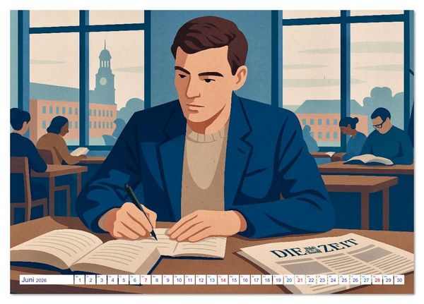 Produktbild: Siegfried Lenz (Tischkalender 2026 DIN A5 quer), CALVENDO Monatskalender
