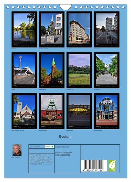 Produktbild: Bochum (Wandkalender 2026 DIN A4 hoch), CALVENDO Monatskalender