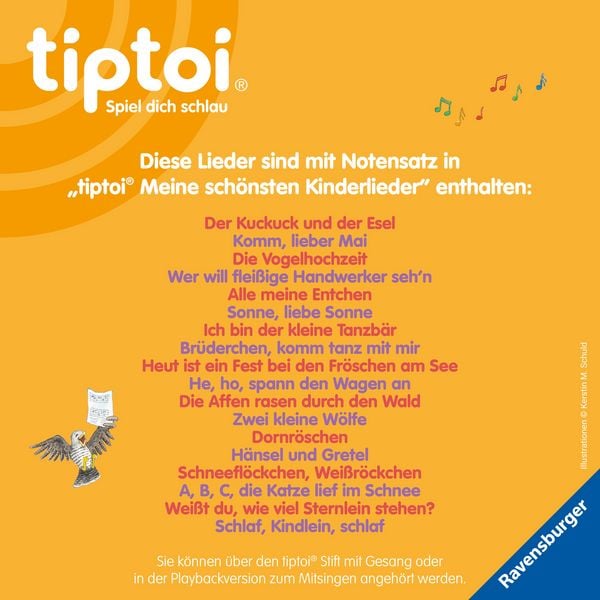 Produktbild: tiptoi&reg; Liederb&uuml;cher - Meine sch&ouml;nsten Kinderlieder
