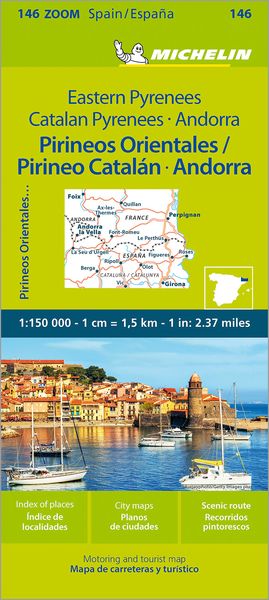 Michelin Östliche Pyrenäen, Karte von , Michelin, 978-2-06-726390-1