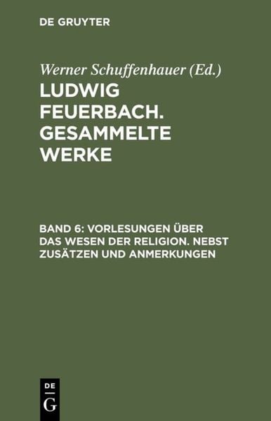 Produktbild: Vorlesungen &uuml;ber das Wesen der Religion