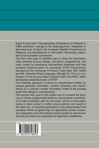 Produktbild: Interoperability of Standards for Robotics in CIME