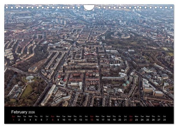 Produktbild: Glasgow from the Air (Wall Calendar 2026 DIN A4 landscape), CALVENDO 12 Month Wall Calendar
