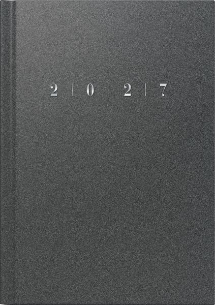 Produktbild: rido/id&eacute; 7023013807 Buchkalender Mod. studioplan int. 2027 168&times;240 mm, Kunststoff, grau