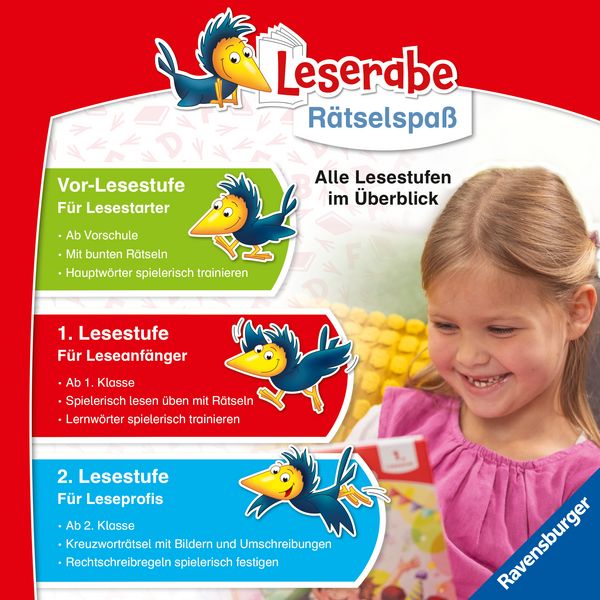 Produktbild: Leserabe R&auml;tselspa&szlig; - Abc-R&auml;tsel zum Lesenlernen (1. Lesestufe)