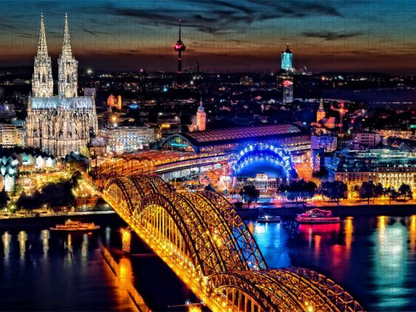 Produktbild: CALVENDO Puzzle Unesco-Welterbe K&ouml;lner Dom | 1000 Teile Lege-Gr&ouml;&szlig;e 64x48cm Foto-Puzzle f&uuml;r gl&uuml;ckliche Stunden