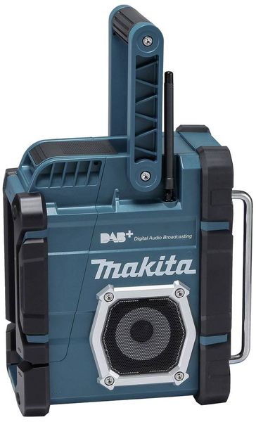 Produktbild: Makita DMR112 Baustellenradio DAB+, UKW AUX, Bluetooth&reg;, USB spritzwassergesch&uuml;tzt T&uuml;rkis, Schwarz