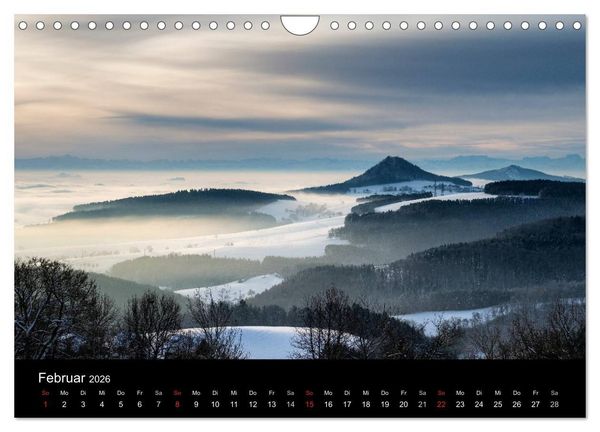 Produktbild: Vulkanlandschaft Hegau 2026 (Wandkalender 2026 DIN A4 quer), CALVENDO Monatskalender