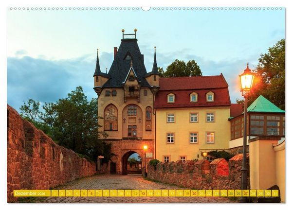 Produktbild: Romantisches Mei&szlig;en &ndash; Die &auml;lteste mittelalterliche Stadt Sachsens (Wandkalender 2026 DIN A2 quer), CALVENDO Monatskalender