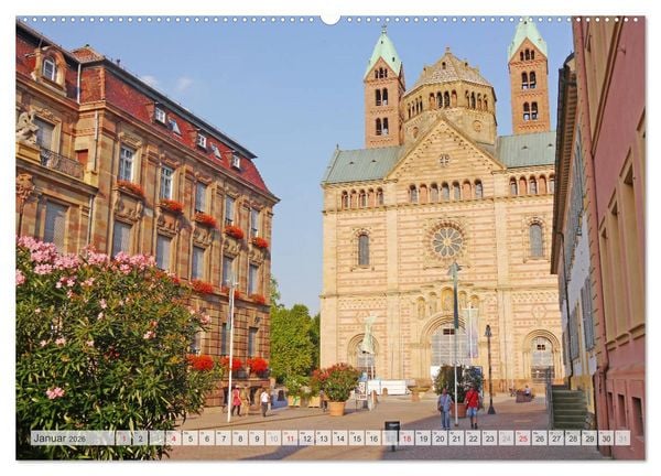 Produktbild: Speyer am Rhein. Rund um Kaiserdom und Altp&ouml;rtel (Wandkalender 2026 DIN A2 quer), CALVENDO Monatskalender