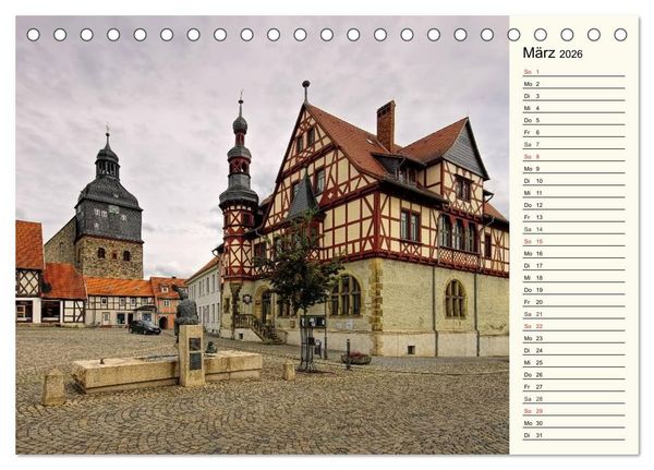 Produktbild: Der Harz - Sch&ouml;nstes Mittelgebirge Deutschlands (Tischkalender 2026 DIN A5 quer), CALVENDO Monatskalender