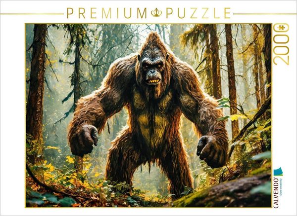 Produktbild: CALVENDO Puzzle Der mysteri&ouml;se Bigfoot in den W&auml;ldern der USA | 2000 Teile Lege-Gr&ouml;&szlig;e 90x67cm Foto-Puzzle f&uuml;r gl&uuml;ckliche Stunden