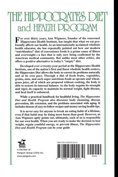 Produktbild: The Hippocrates Diet and Health Program