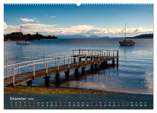 Produktbild: Neuseeland - Wo sich Himmel und Erde begegnen (Wandkalender 2026 DIN A2 quer), CALVENDO Monatskalender
