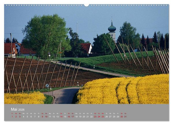 Produktbild: Hallertau (Wandkalender 2026 DIN A2 quer), CALVENDO Monatskalender