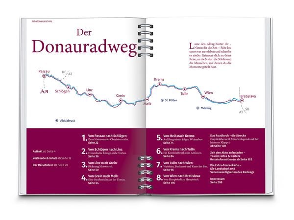 Produktbild: KOMPASS Radreisef&uuml;hrer Donauradweg &Ouml;sterreich