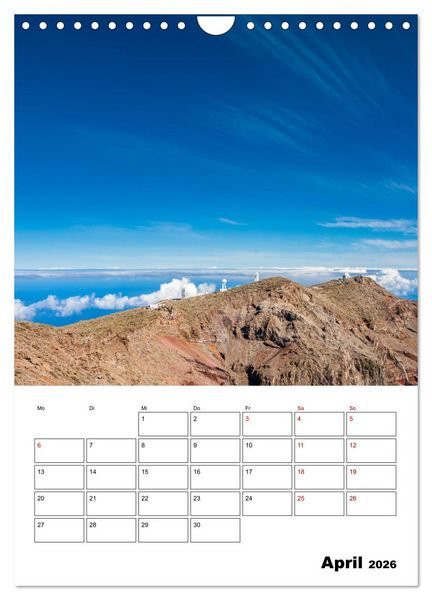 Produktbild: Wanderparadies La Palma (Wandkalender 2026 DIN A4 hoch), CALVENDO Monatskalender