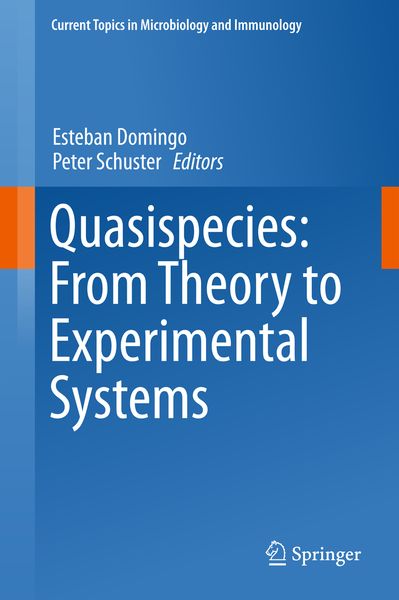 Produktbild: Quasispecies: From Theory to Experimental Systems