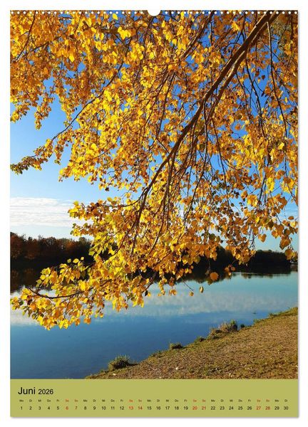 Produktbild: Momente des Herbstes (hochwertiger Premium Wandkalender 2026 DIN A2 hoch), Kunstdruck in Hochglanz