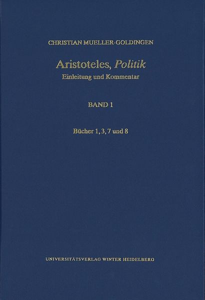 Produktbild: Aristoteles,&sbquo;Politik&lsquo; / B&uuml;cher 1, 3, 7 und 8