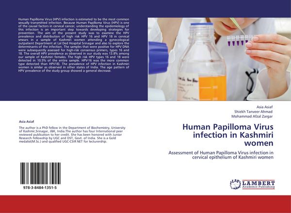 Produktbild: Human Papilloma Virus infection in Kashmiri women