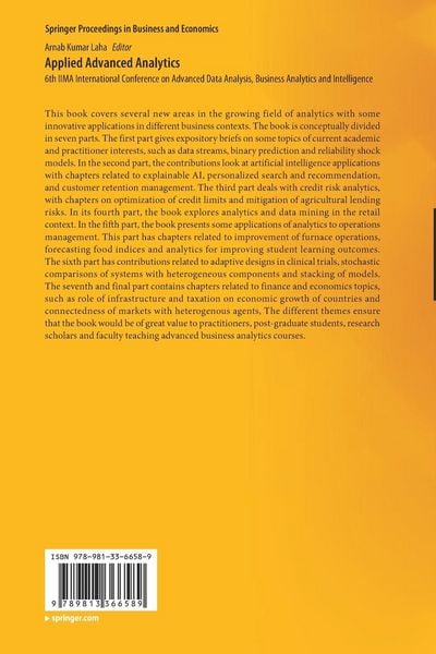 Produktbild: Applied Advanced Analytics