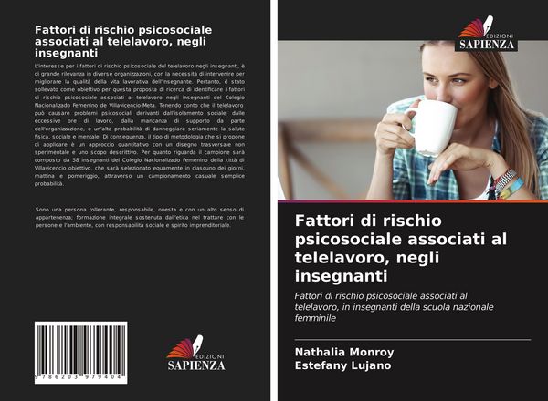 Produktbild: Fattori di rischio psicosociale associati al telelavoro, negli insegnanti