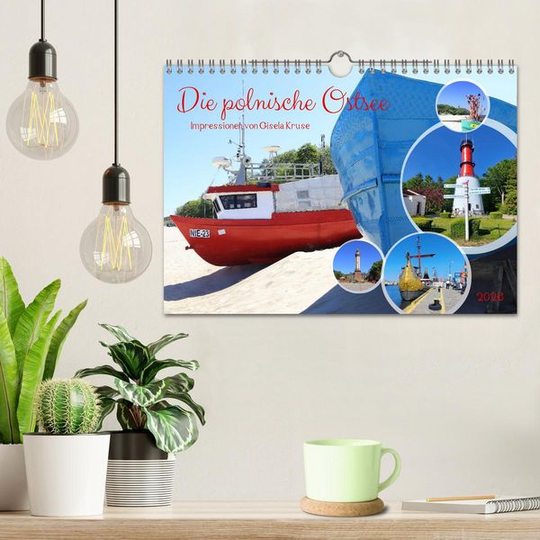 Produktbild: Die polnische Ostsee (Wandkalender 2026 DIN A4 quer), CALVENDO Monatskalender