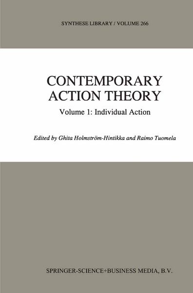 Produktbild: Contemporary Action Theory Volume 1: Individual Action