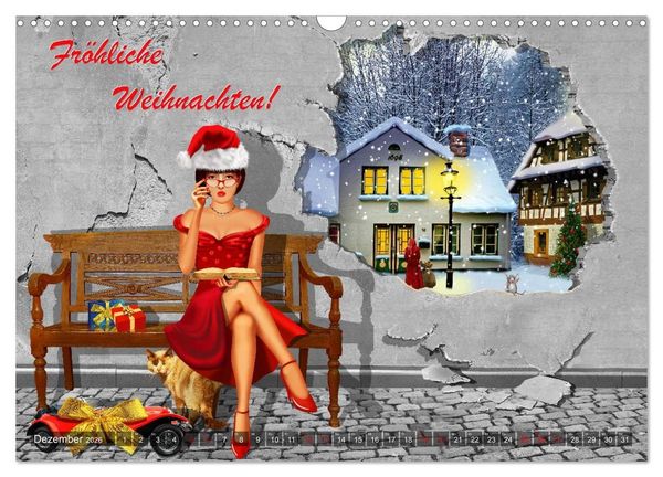 Produktbild: Street-Art in Digital-Art by Mausopardia (Wandkalender 2026 DIN A3 quer), CALVENDO Monatskalender