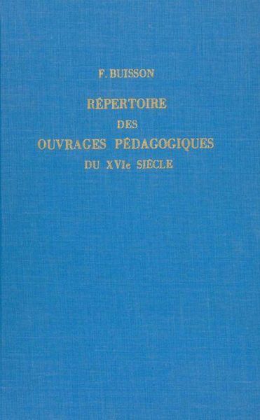 Produktbild: R&eacute;pertoire Des Ouvrages P&eacute;dagogiques Du Xvie Si&egrave;cle