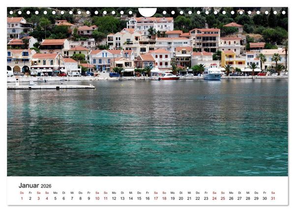 Produktbild: Griechenland - Insel Kefalonia (Wandkalender 2026 DIN A4 quer), CALVENDO Monatskalender