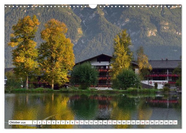 Produktbild: Rund um den Riessersee (Wandkalender 2026 DIN A3 quer), CALVENDO Monatskalender