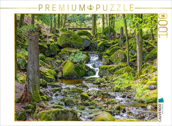 CALVENDO Puzzle Im Ilsetal nahe der unteren Ilsefälle | 1000 Teile Lege-Größe 64x48cm Foto-Puzzle für glückliche Stunden