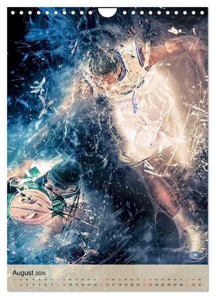 Produktbild: Basketball spektakul&auml;r (Wandkalender 2026 DIN A4 hoch), CALVENDO Monatskalender