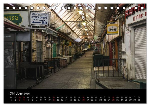 Produktbild: Israel - eindrucksvoll, anders, sch&ouml;n! (Tischkalender 2026 DIN A5 quer), CALVENDO Monatskalender