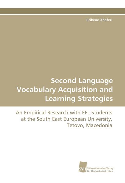 Produktbild: Second Language Vocabulary Acquisition and Learning Strategies