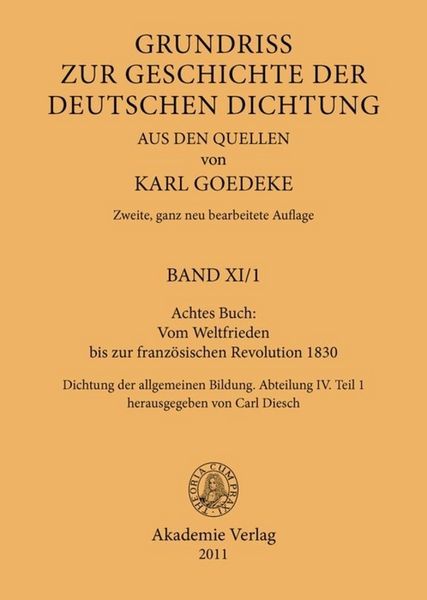Produktbild: Achtes Buch: Vom Weltfrieden bis zur franz&ouml;sischen Revolution 1830