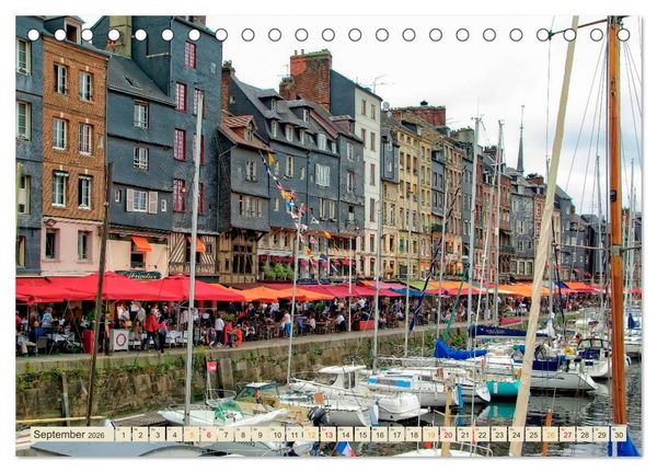 Produktbild: Honfleur - Bezauberndes Frankreich (Tischkalender 2026 DIN A5 quer), CALVENDO Monatskalender