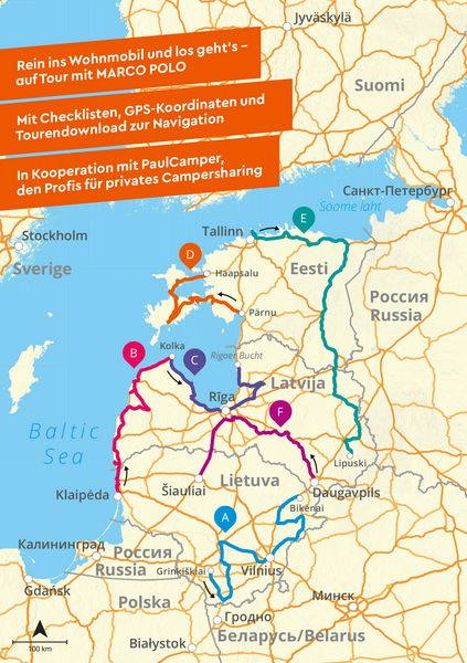 Produktbild: MARCO POLO Camper Guide Baltikum: Estland, Lettland & Litauen