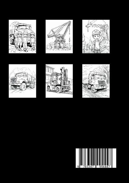 Produktbild: Baustellen Malbuch