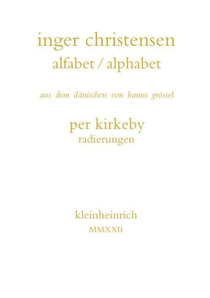 Produktbild: alfabet / alphabet