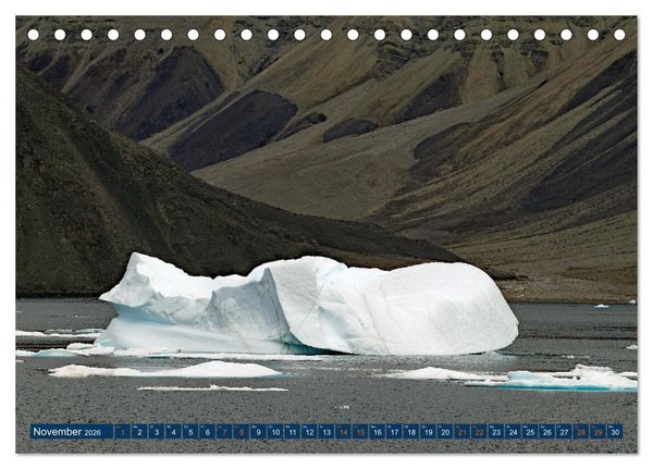 Produktbild: Berge aus Eis (Tischkalender 2026 DIN A5 quer), CALVENDO Monatskalender