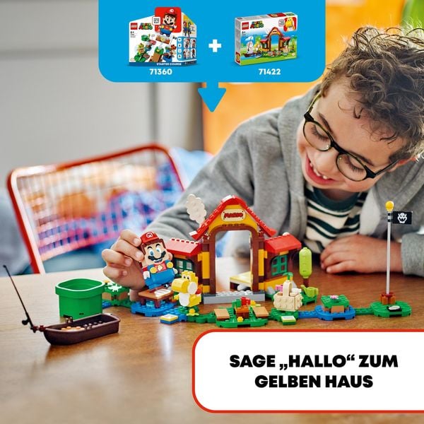 LEGO Super Mario 71422 Picknick bei Mario – Erweiterungsset mit Yoshi