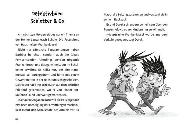 Produktbild: Die schaurigen F&auml;lle des Derek Schlotter &ndash; FRANKENfrosch lebt!