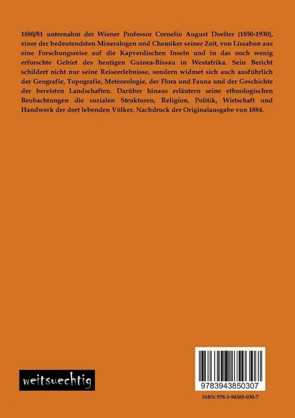 Produktbild: &Uuml;ber die Capverden nach dem Rio Grande und Futah-Djallon