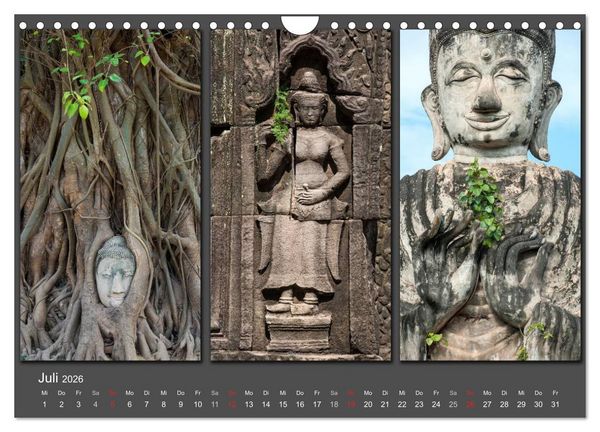 Produktbild: MEDITATION Zeit f&uuml;r mich (Wandkalender 2026 DIN A4 quer), CALVENDO Monatskalender